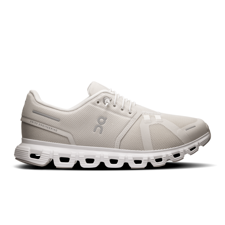on cloud 6 wide women's | pearl white