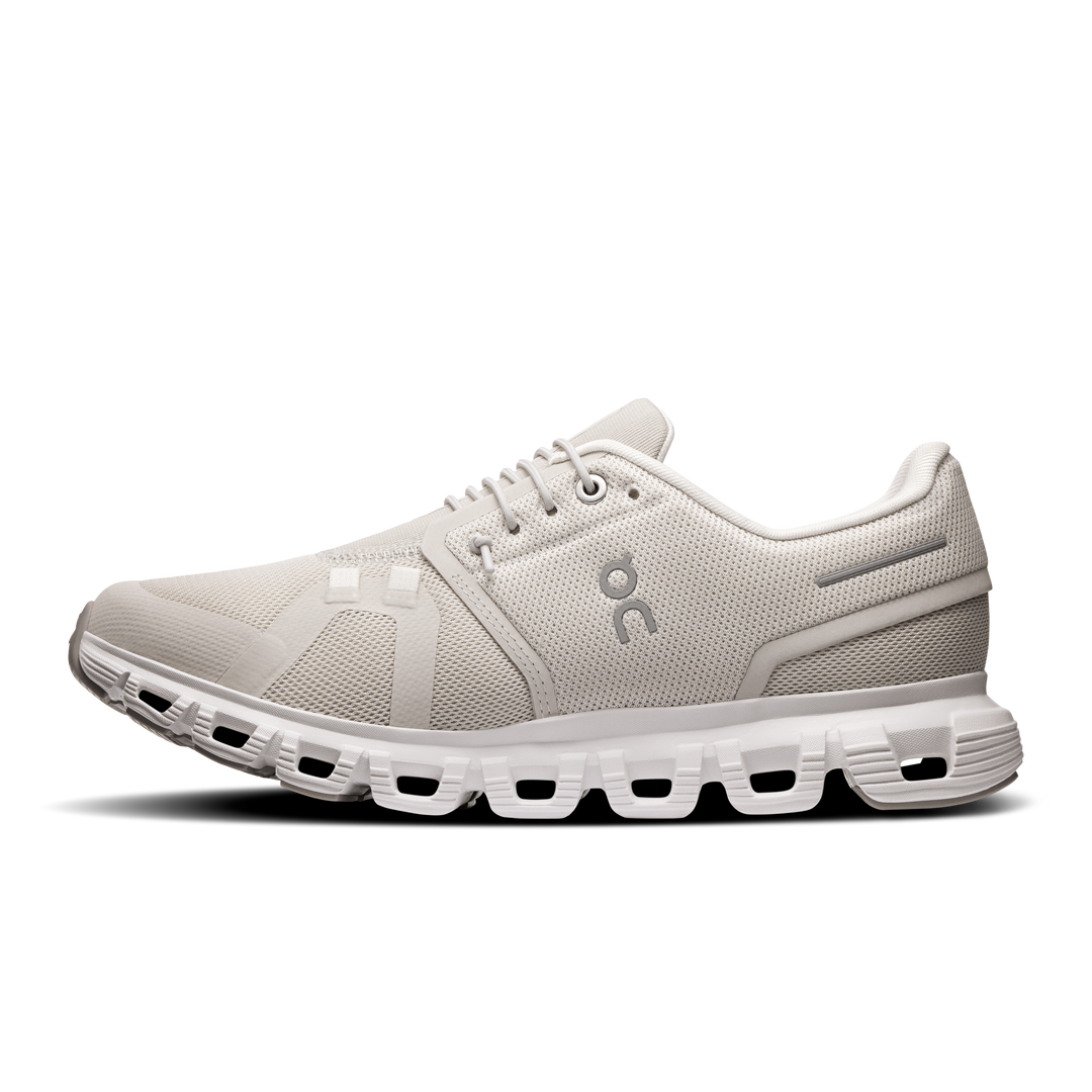 on cloud 6 wide women's | pearl white