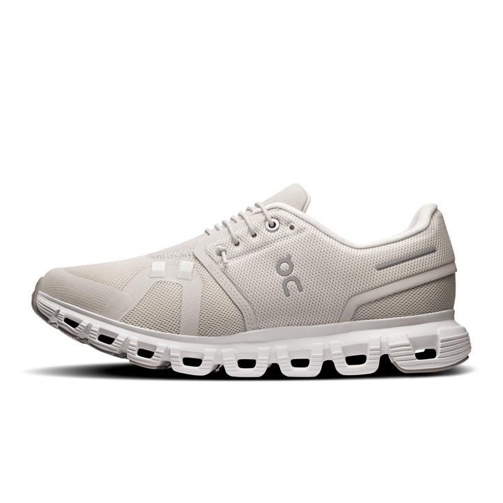 on cloud 6 wide women's | pearl white
