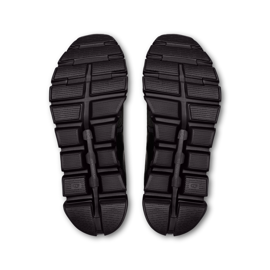 on cloud 6 wide women's | black black