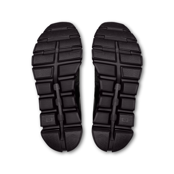on cloud 6 wide women's | black black