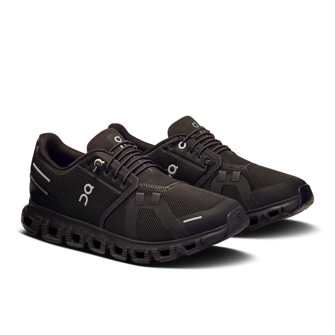 on cloud 6 wide women's | black black