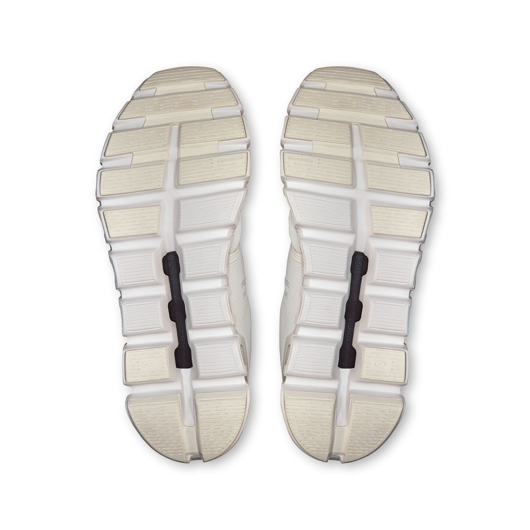 on cloud 6 wide women's | white white