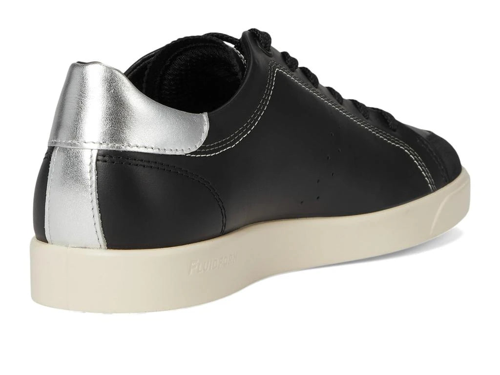 ecco street lite w women's | black/black/pure silver