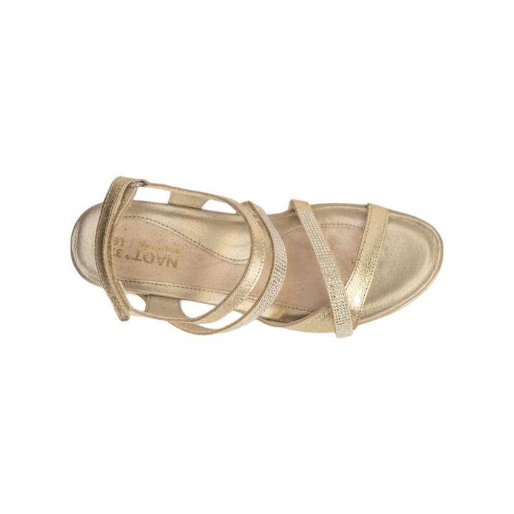 naot innovate women's | gold rdnt lthr stones