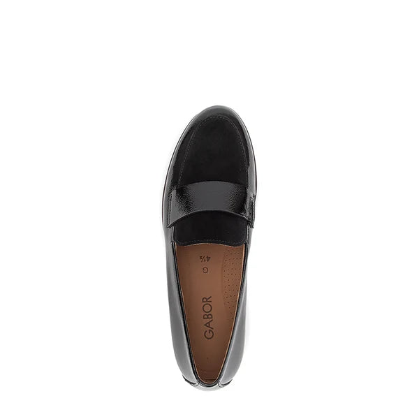 gabor payton loafer women's | black