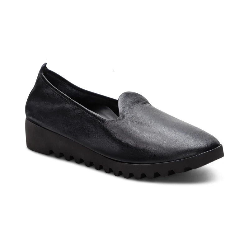 aetrex liz arch support women's | black