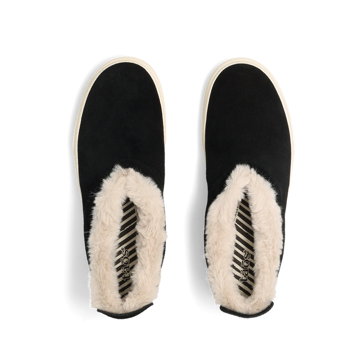 taos mini chic women's | black suede