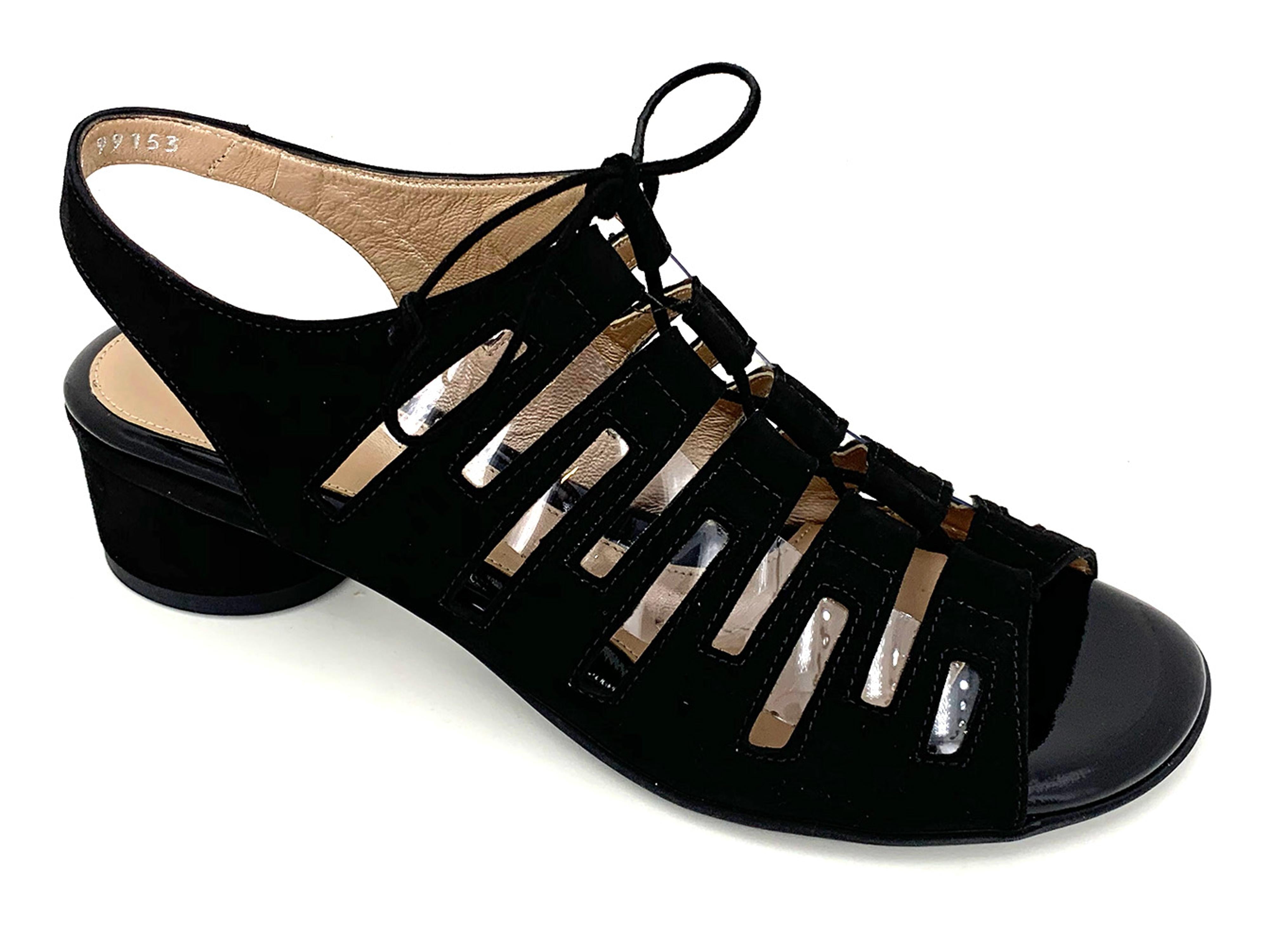 Beautifeel Venezuela black outlets leather sandals