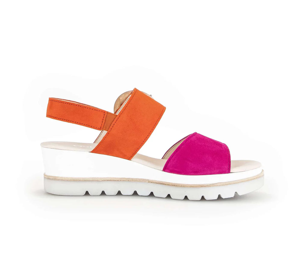 gabor ankle strap wedge sandal women's | 