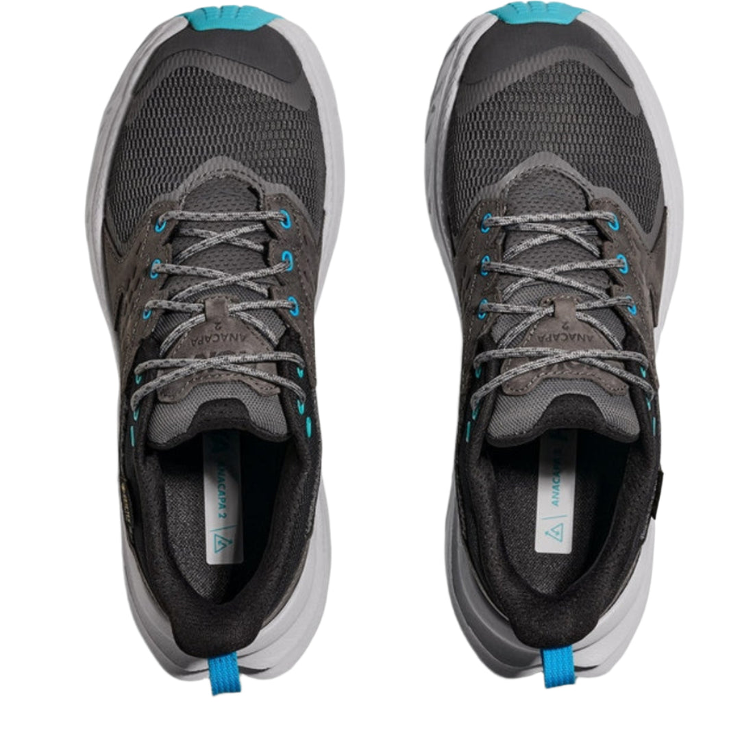 hoka anacapa 2 low  gtx women's | satellite grey / sea ice