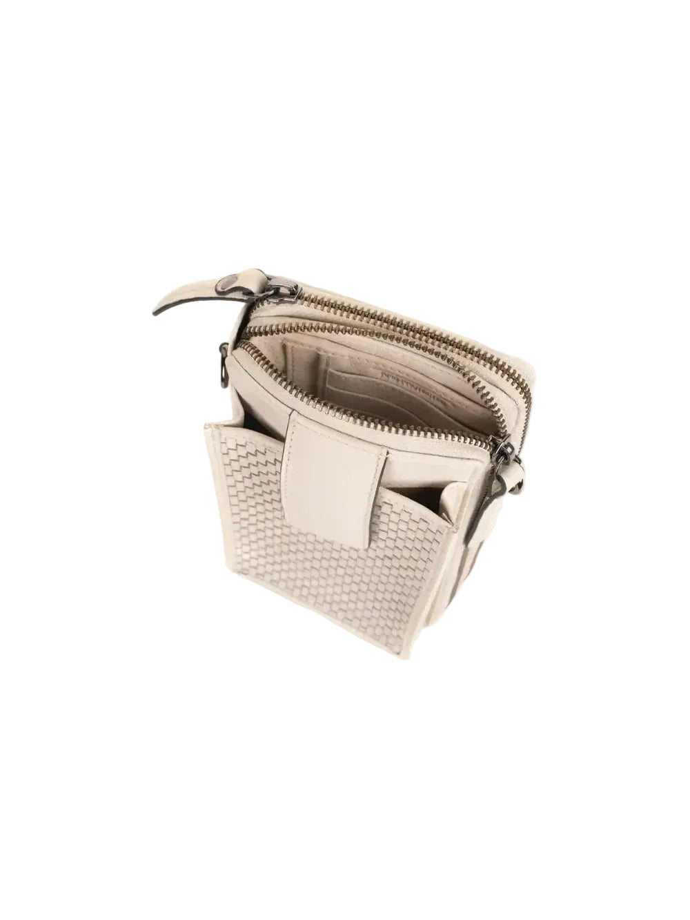 milo ella leather phone bag | ivory