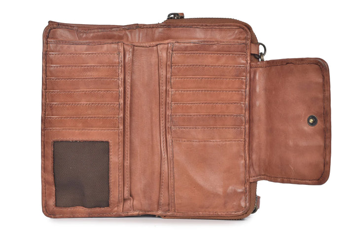 milo lusso crossbody bag women's | cognac