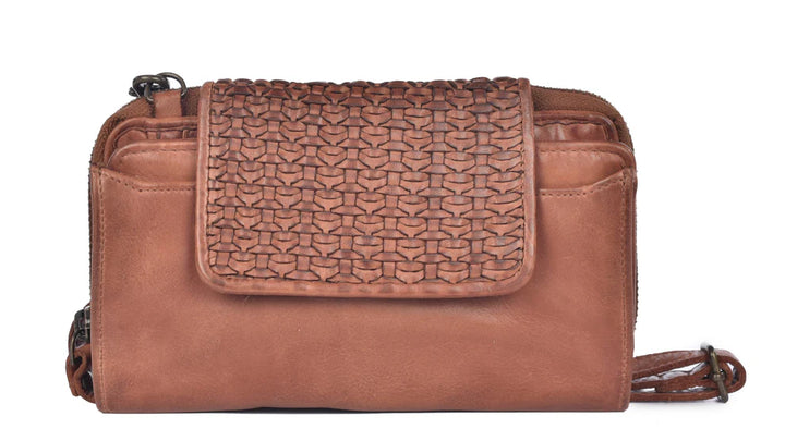 milo lusso crossbody bag women's | cognac