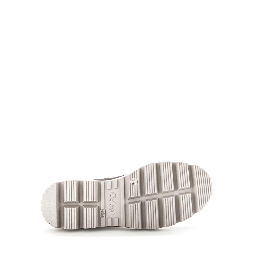 gabor side zip low wedge women's | dust