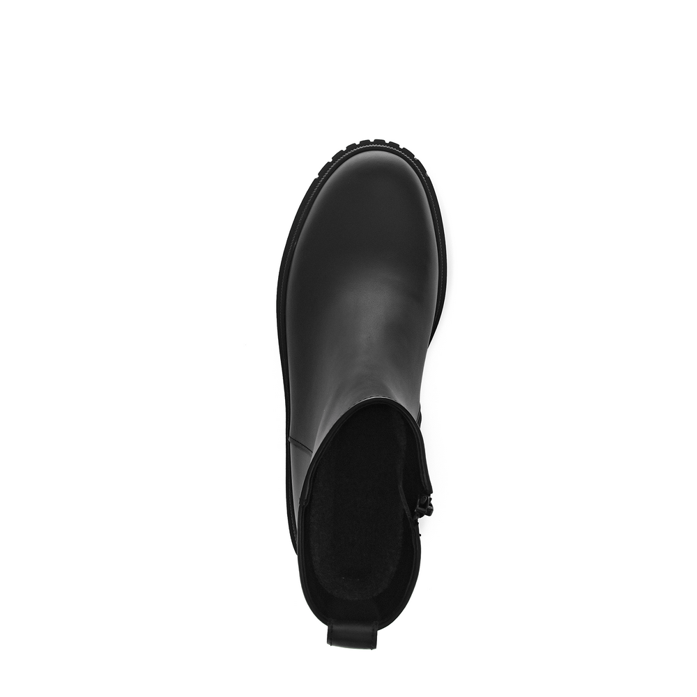 gabor side zip low wedge women's | black