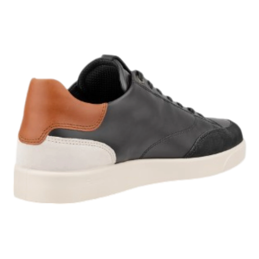 ecco street lite men's | black/black/cognac/limestone