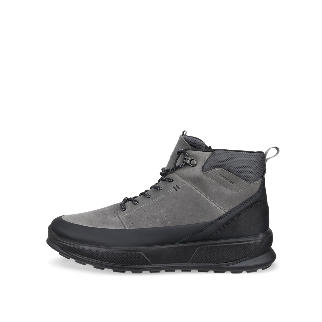 ecco byway 2 waterproof men's | black steel magnet
