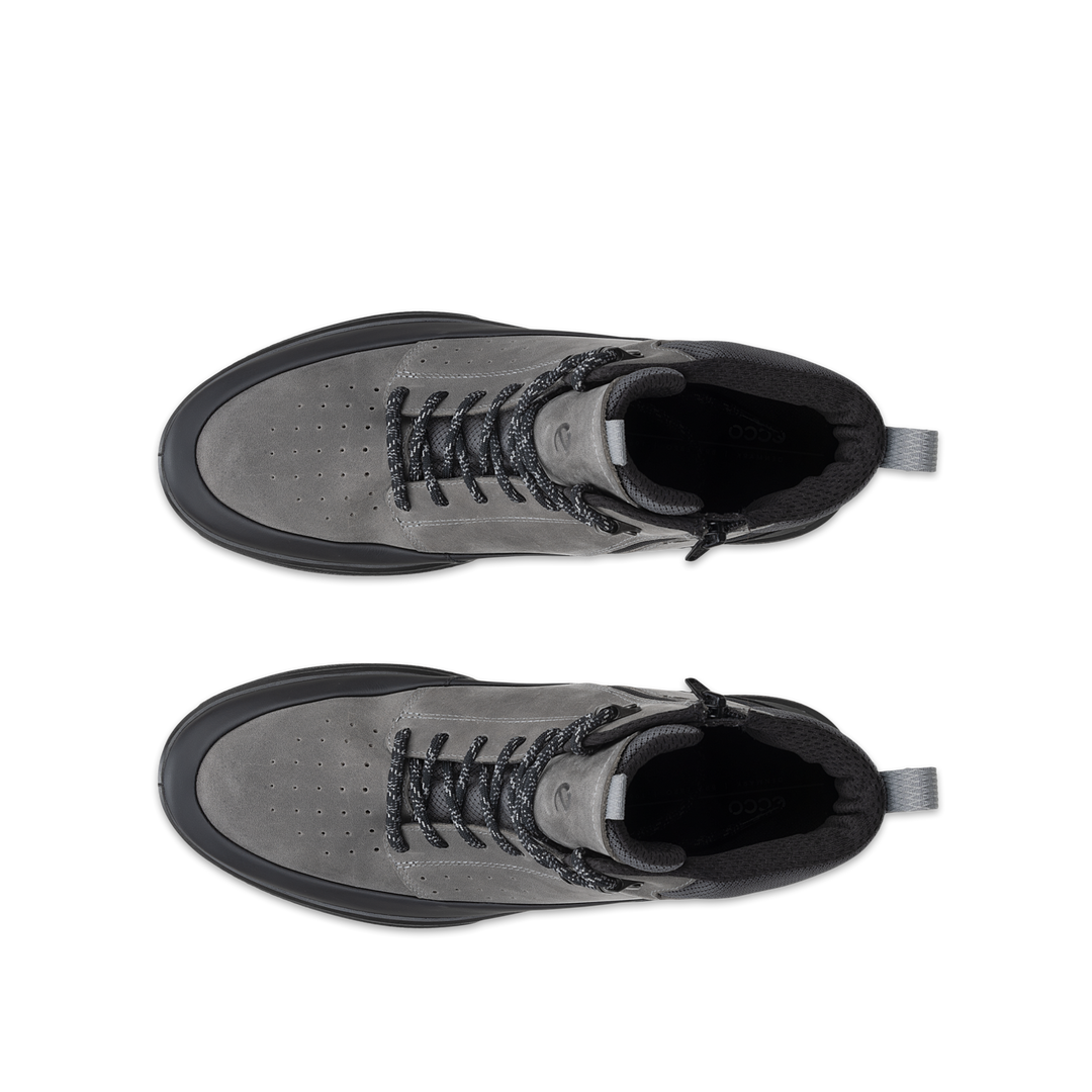 ecco byway 2 waterproof men's | black steel magnet