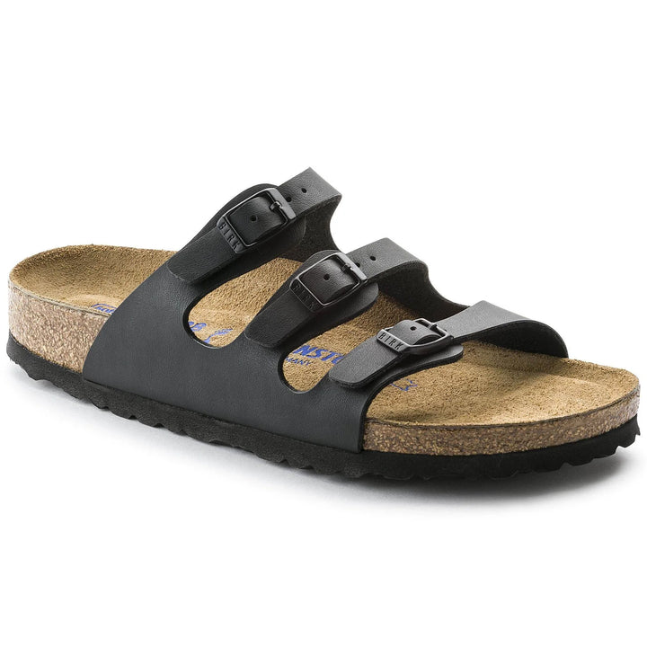 birkenstock florida soft footbed birko-flor women's | black
