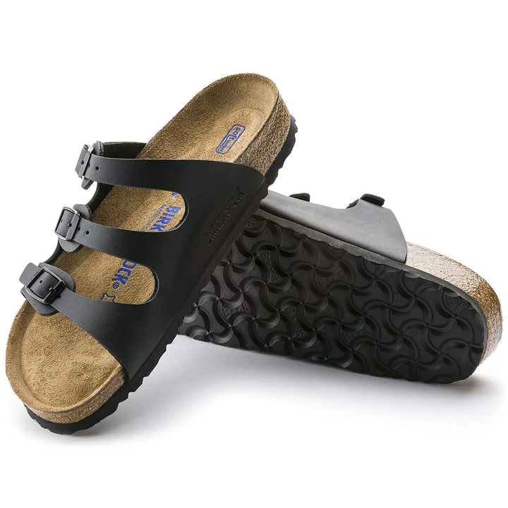 birkenstock florida soft footbed birko-flor women's | black