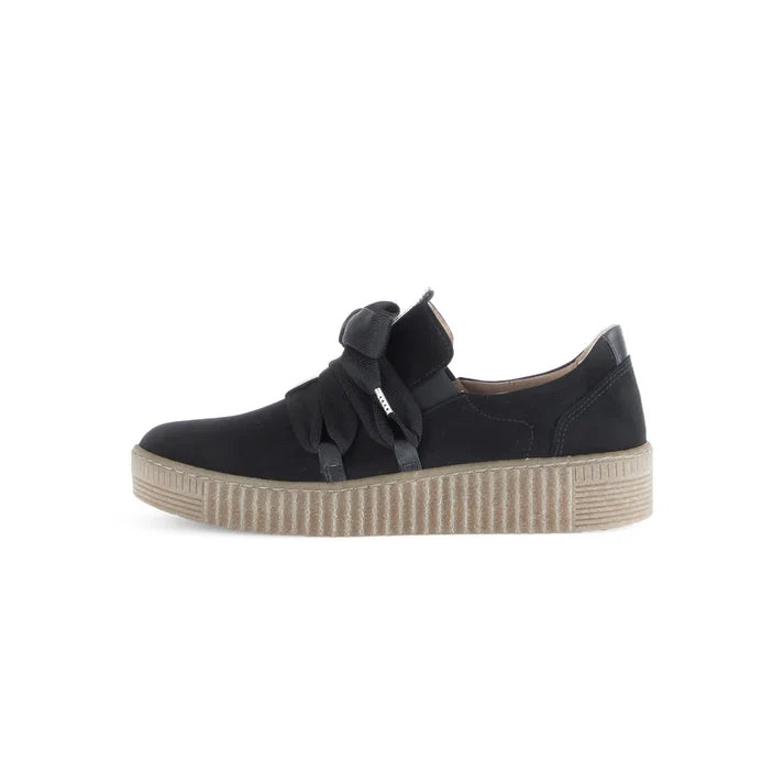 gabor lacey sneaker women's | black