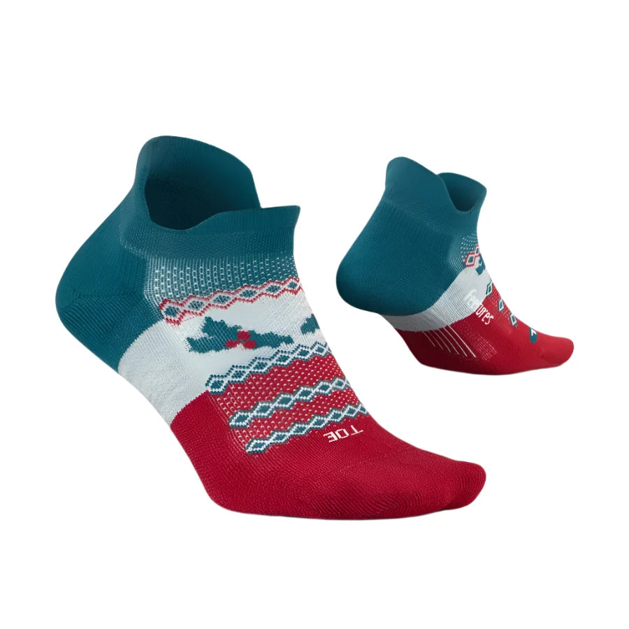feetures elite light cushion no show tab | mistle toe green