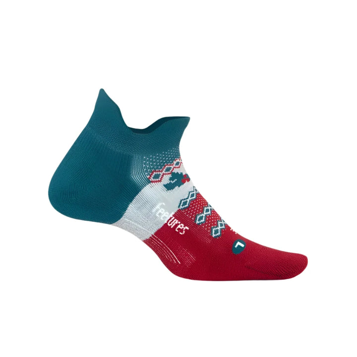 feetures elite light cushion no show tab | mistle toe green