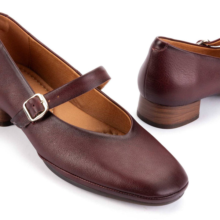 pikolinos ubeda mary jane heeled ballet women's | arcilla