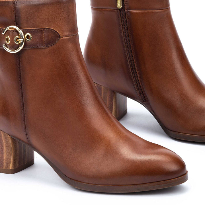 pikolinos calafat heeled boot women's | cuero