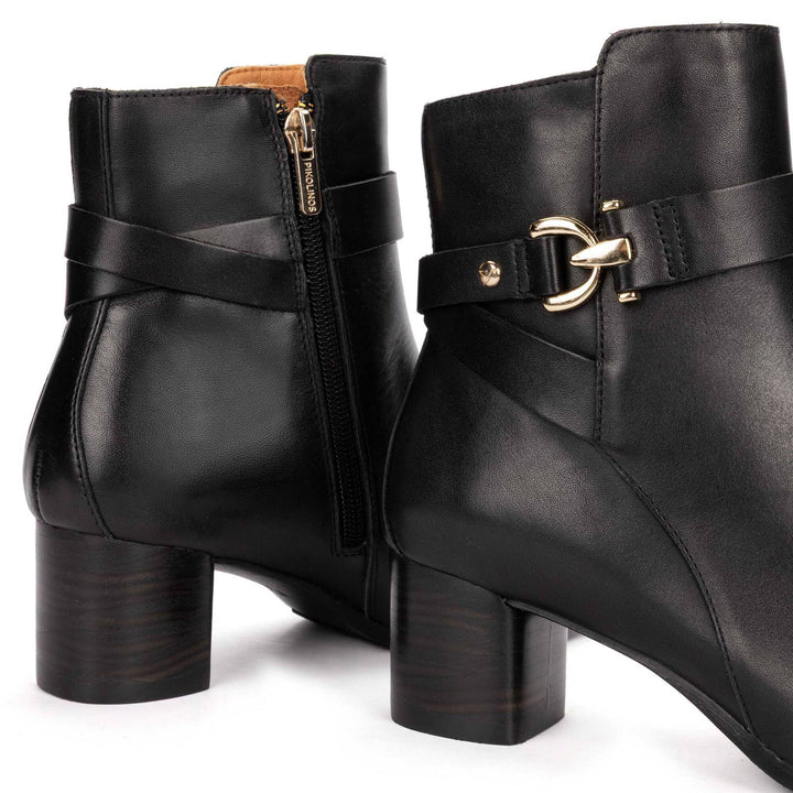 pikolinos calafat heeled boot women's | black