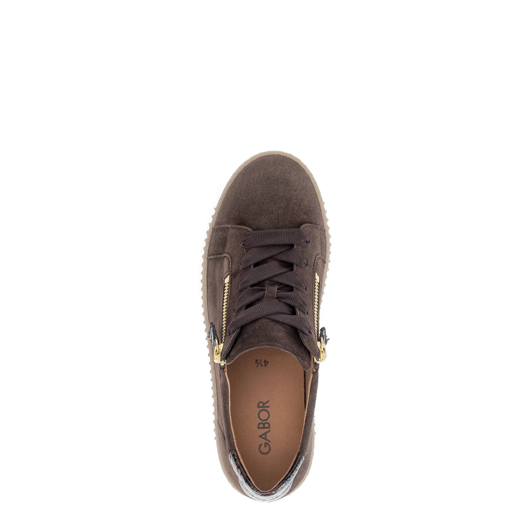 gabor diana sneaker | mocca