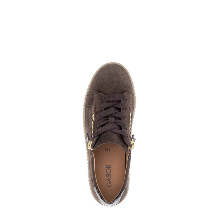 gabor diana sneaker | mocca