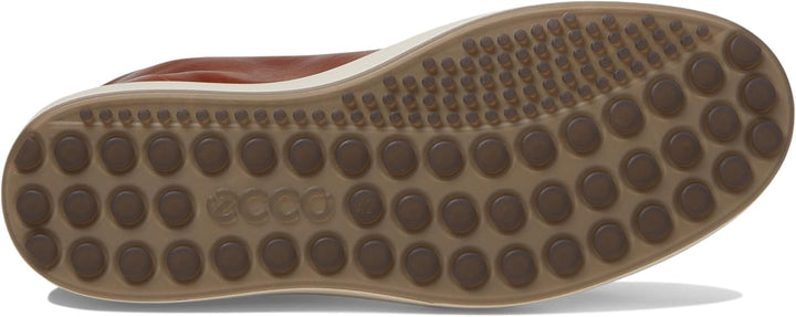 ecco soft 7 premier high top men's | cognac