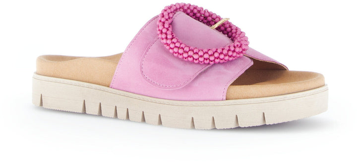 gabor one strap ring sandal women's | pink