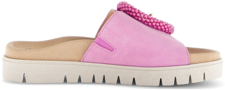 gabor one strap ring sandal women's | pink