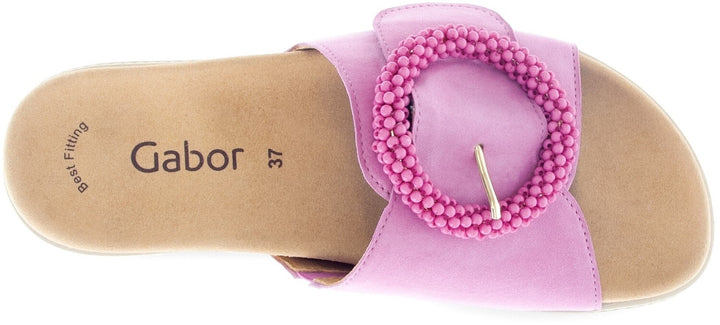 gabor one strap ring sandal women's | pink