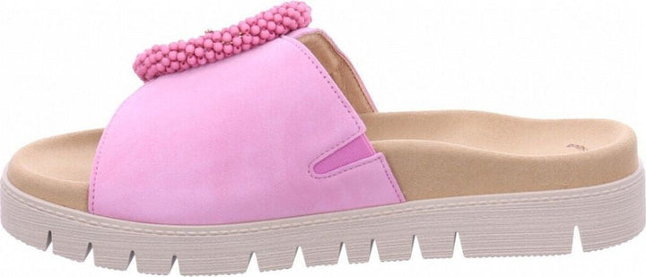 gabor one strap ring sandal women's | pink