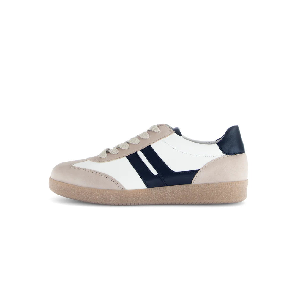 gabor t-toe sneaker women's | white/black