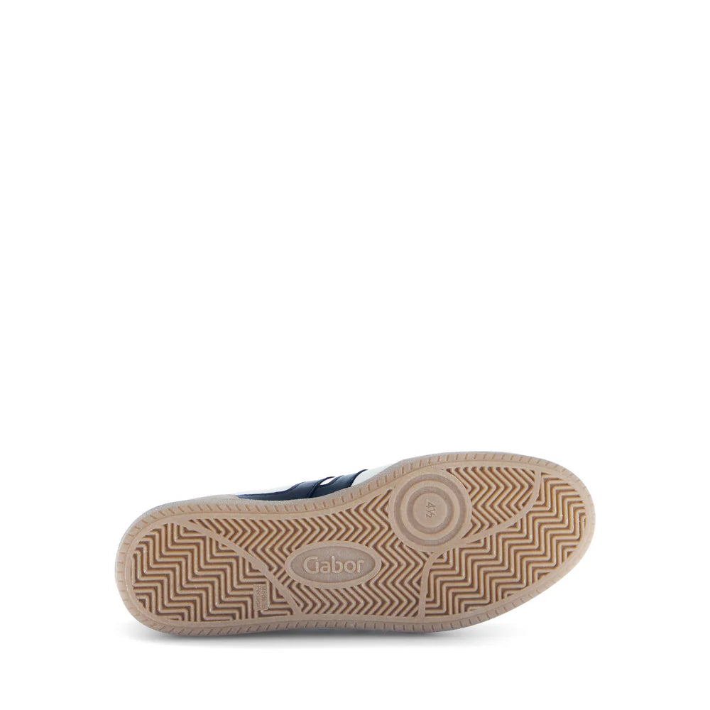 gabor t-toe sneaker women's | white/black