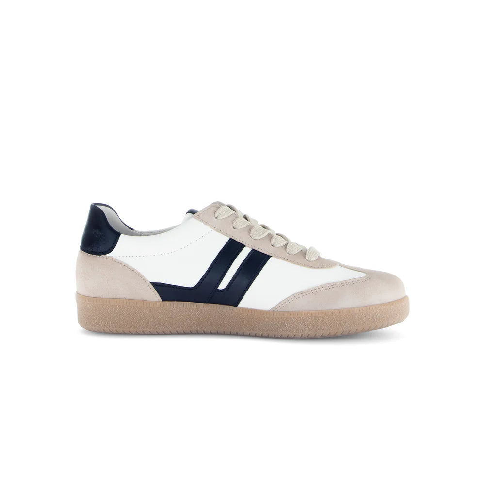 gabor t-toe sneaker women's | white/black