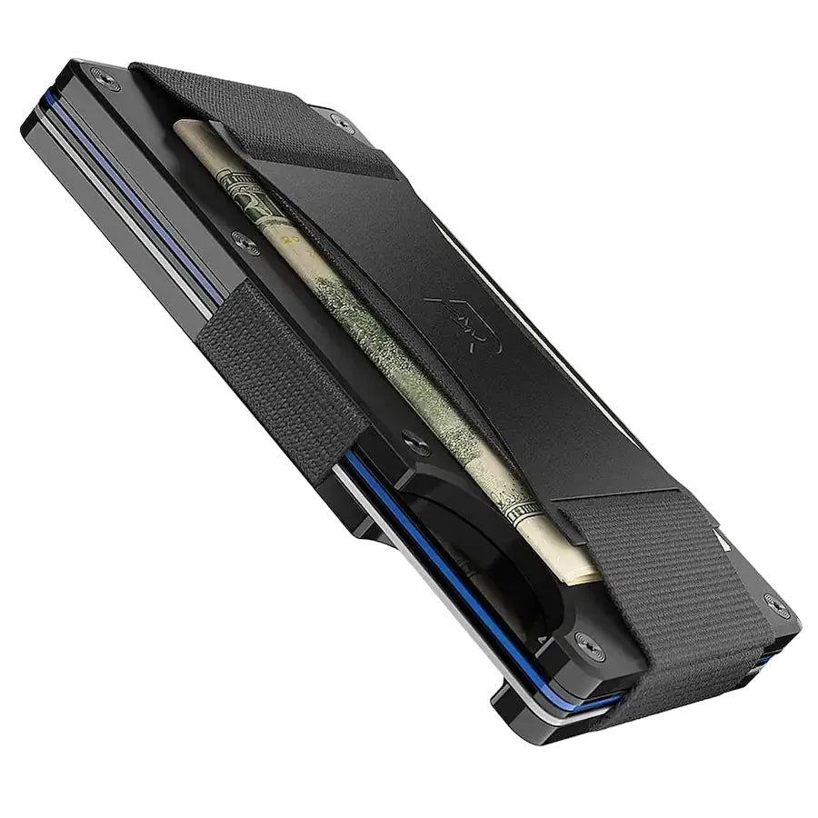 ridge wallet - cash strap | royal black