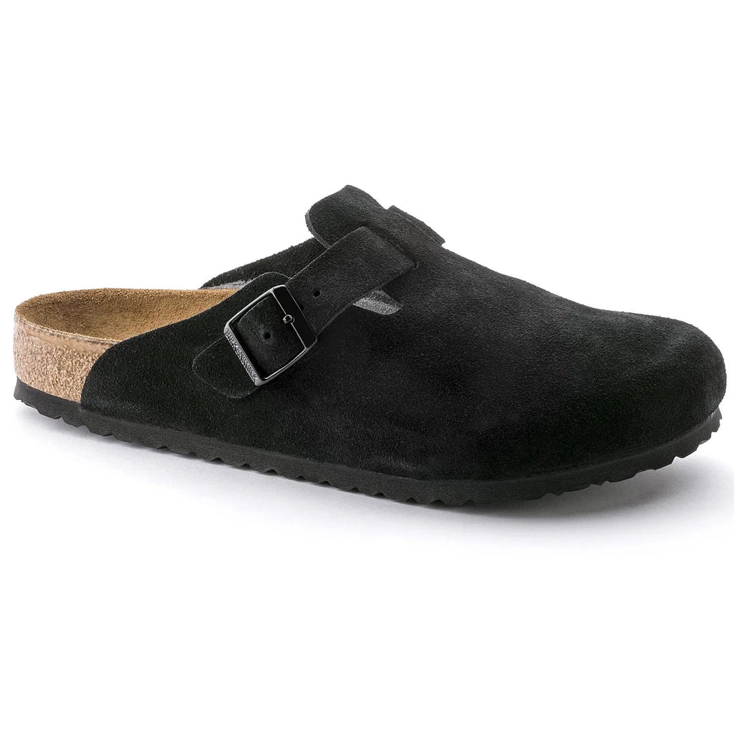 birkenstock boston soft footbed narrow | black