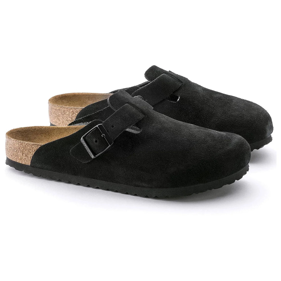 birkenstock boston soft footbed narrow | black