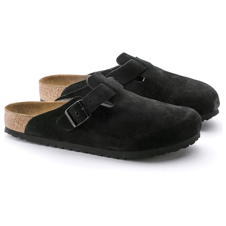 birkenstock boston soft footbed narrow | black