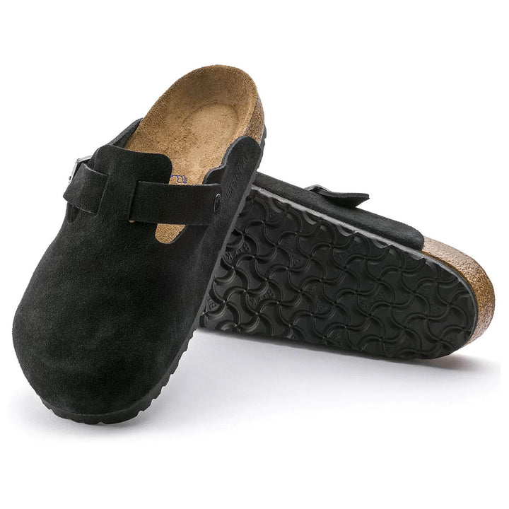 birkenstock boston soft footbed narrow | black