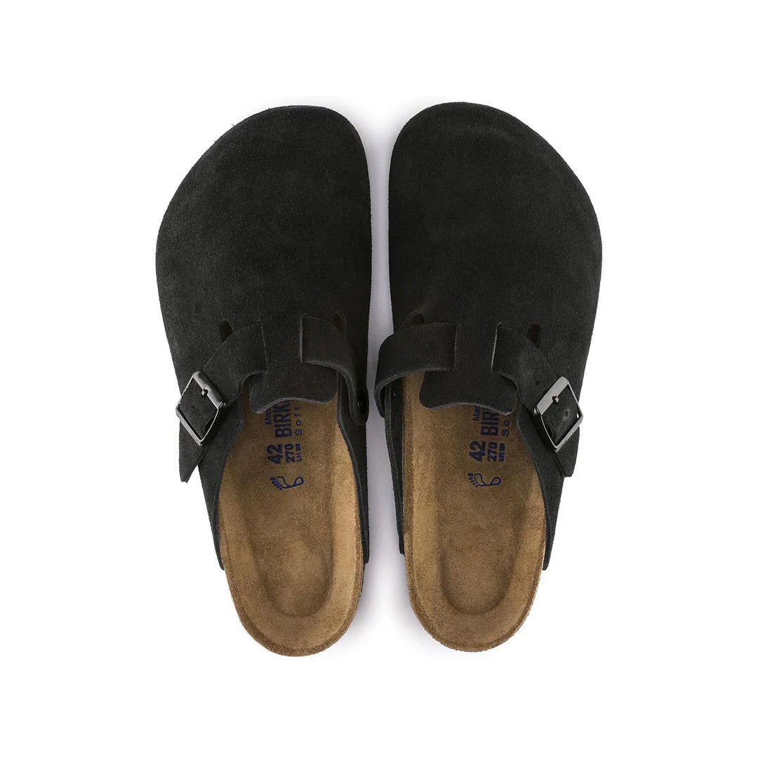 birkenstock boston soft footbed narrow | black