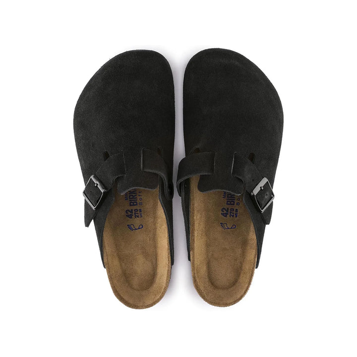 birkenstock boston soft footbed narrow | black