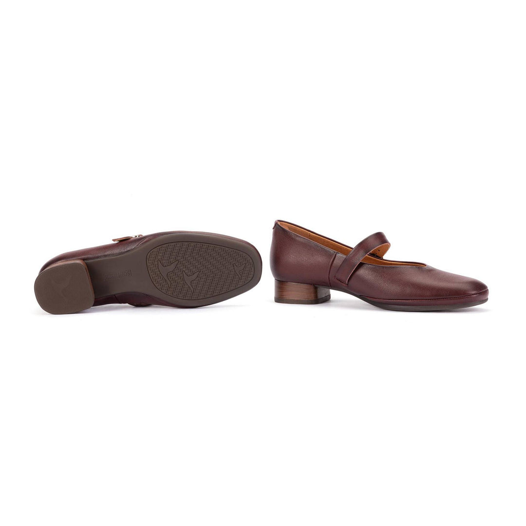 pikolinos ubeda mary jane heeled ballet women's | arcilla
