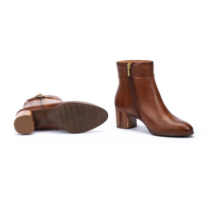 pikolinos calafat heeled boot women's | cuero